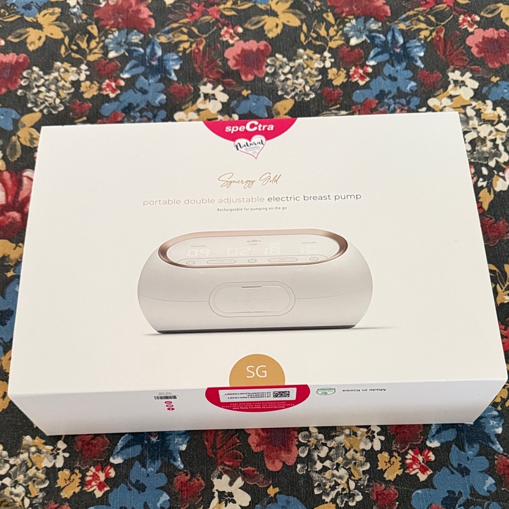 Spectra synergy gold portable double adjustable electric breast pump